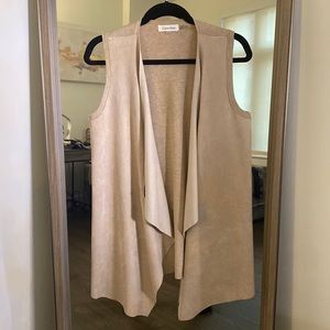 Calvin Klein Women’s Faux-Suede Vest